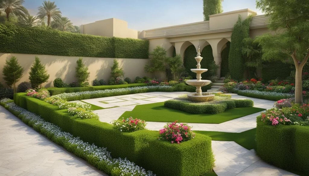 ترتيب الحدائق في مكة