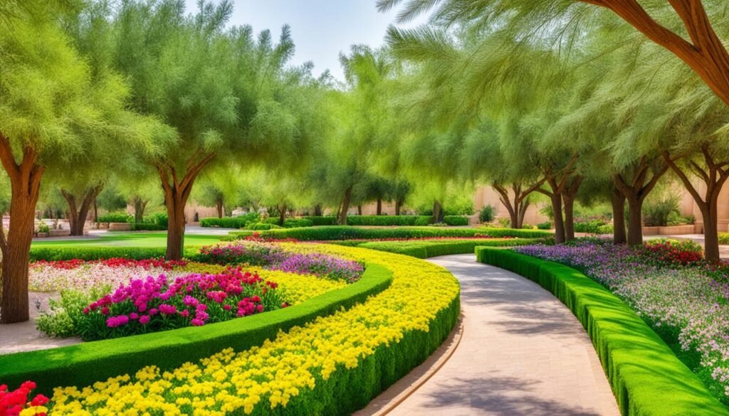 تنسيق الحدائق والمناظر الطبيعية بالقصيم