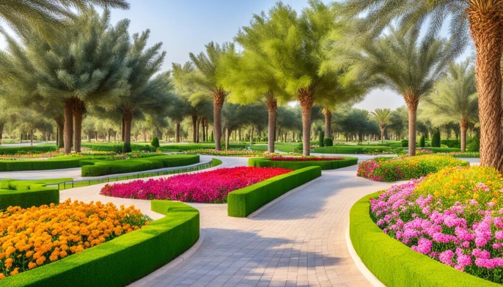 تنسيق مساحات خضراء في جازان