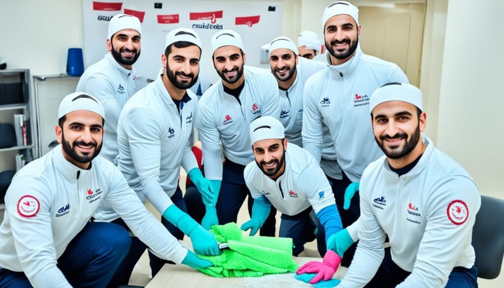 فريق عمل مدرب