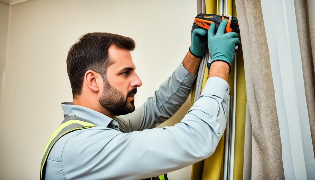 فني تركيب ستائر بالرياض